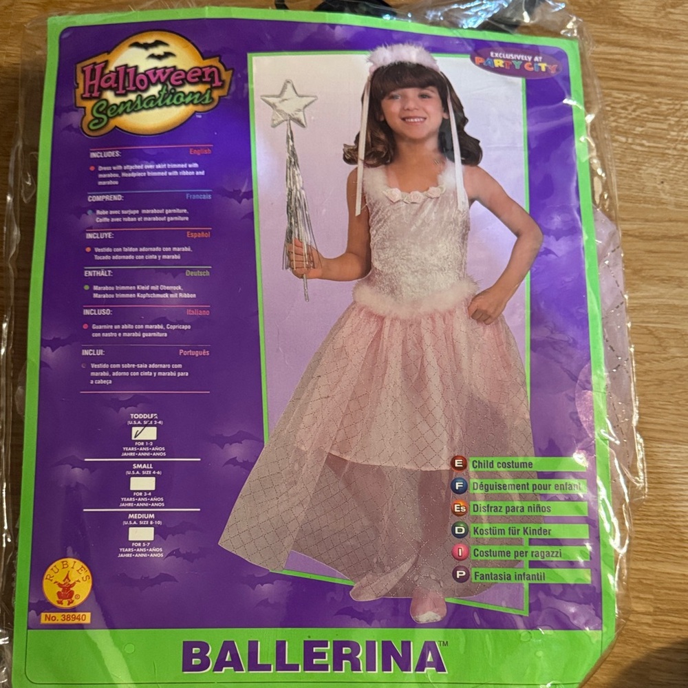 Ballerina Kids Costume - Pink